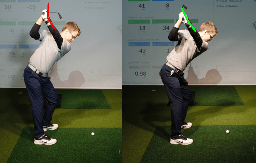 Wrists at Top of Backswing