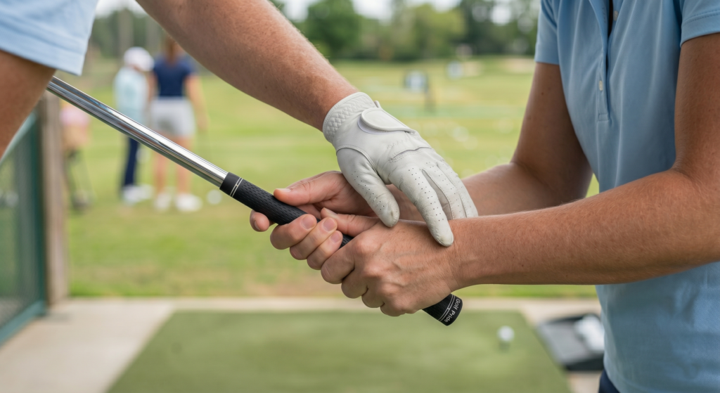 how to grip golf club