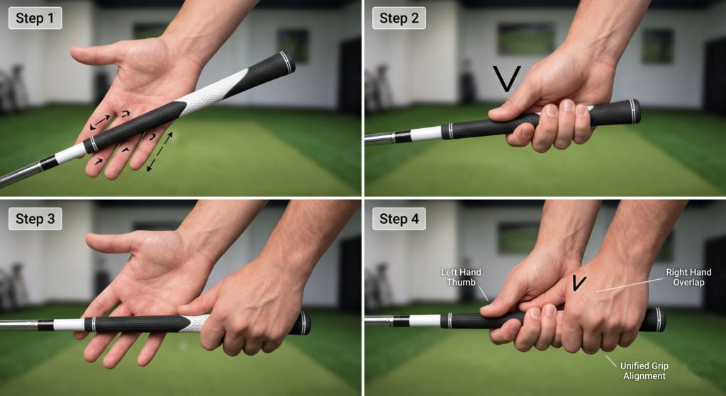 how to grip golf club