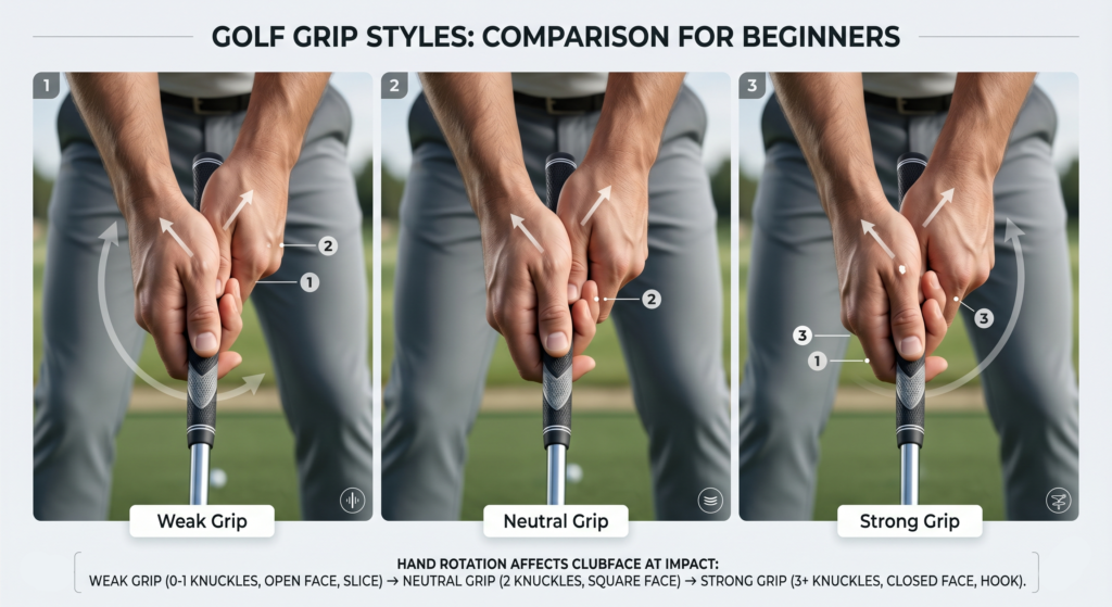 how to grip golf club