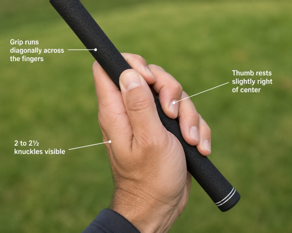 how to grip golf club
