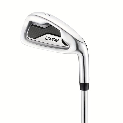 LOHOM Individual Golf Iron 6, Premium Men Golf Iron with Steel Shaft, Right Handed