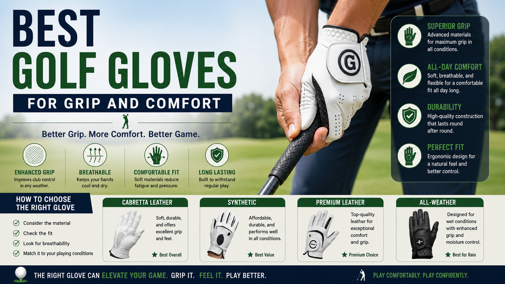 best golf gloves