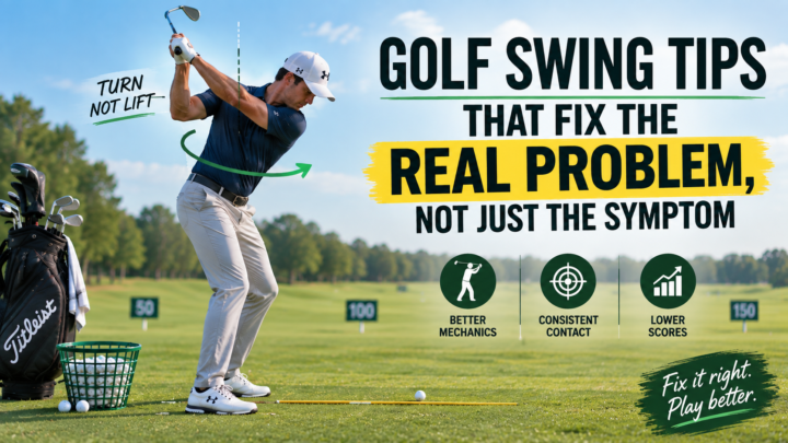 Golf Swing Tips That Fix the Real Problem, Not Just the Symptom